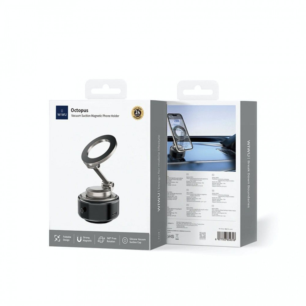 Автотримач магнітний на присосці WiWU CH056