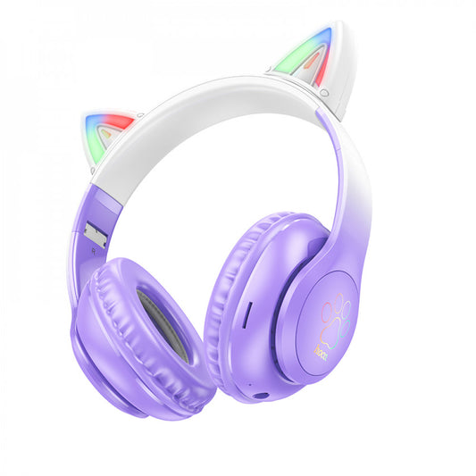 Навушники Bluetooth Hoco W42 Adventure — Purple Grape