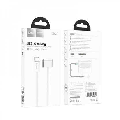 USB C to Mag3 Cable (2m) — Hoco X103  — White