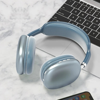 Бездротові Bluetooth-навушники P9, накладні — Blue