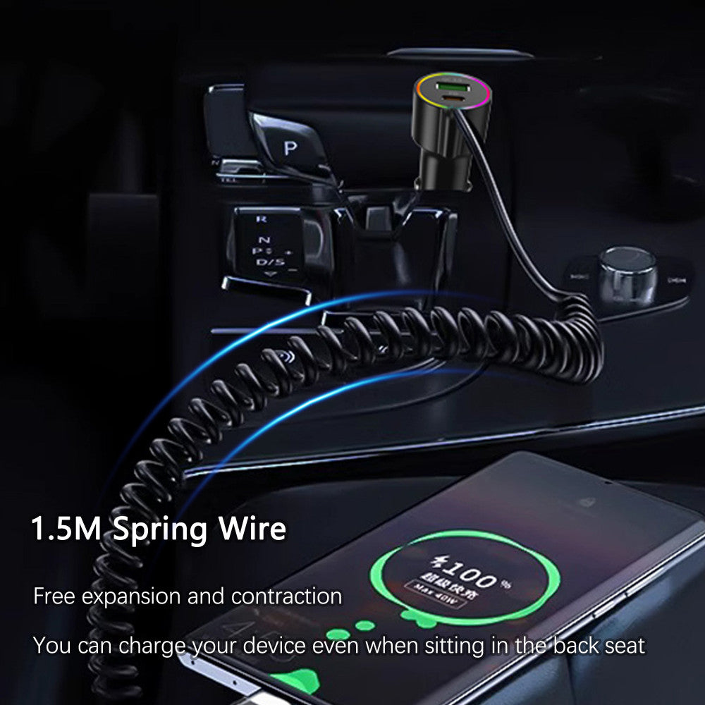 Car Charger 83W 1U 1C Earldom ES-CC44