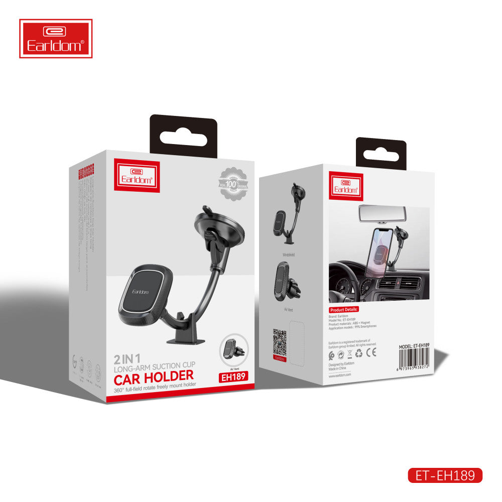 Автотримач магнітний на присосці - Earldom ET-EH189