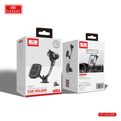 Автотримач магнітний на присосці - Earldom ET-EH189