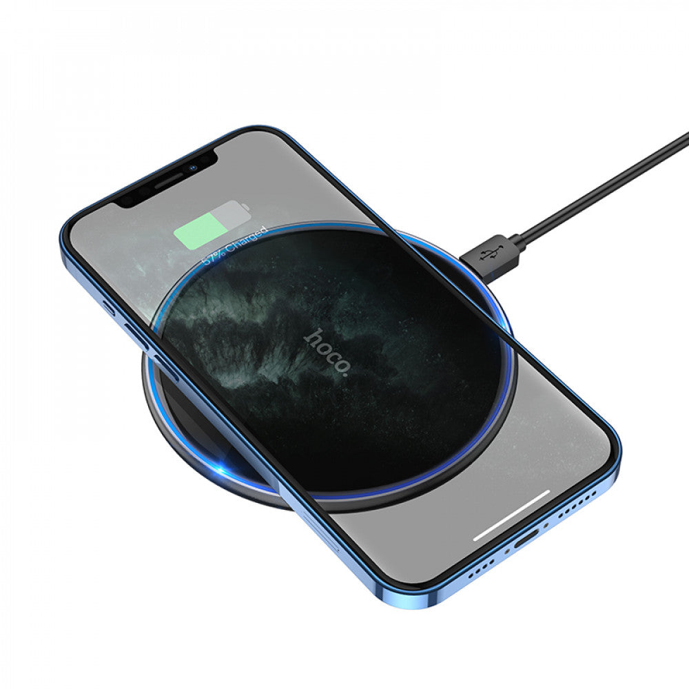 Wireless Charger 15W — Hoco CW6 Pro — black