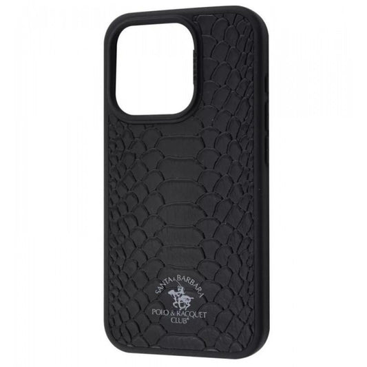 Polo Knight Leather Case iPhone 16 Pro — Black