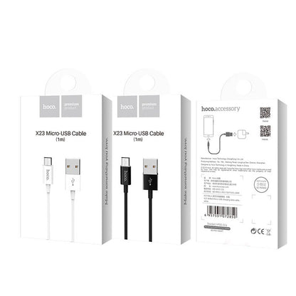 Кабель Micro 2A (1m) Hoco X23 — Black