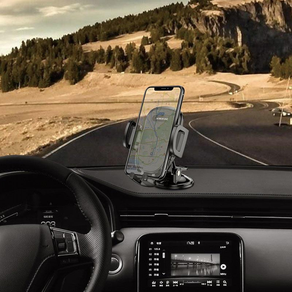 Car Holder Borofone BH37 Route push type suction cup car holder