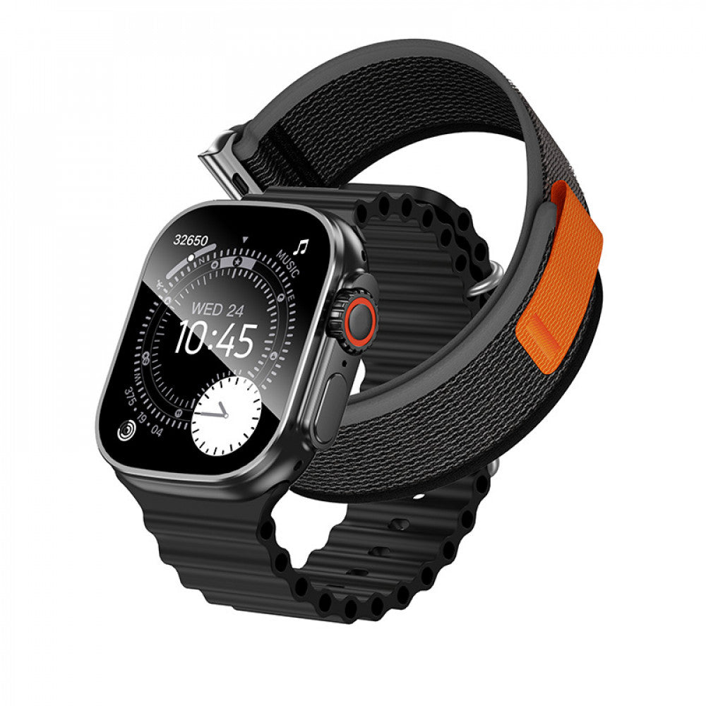 Smart Sports Watch (Call Version) Hoco Y42 Ultra  — Titanium gold