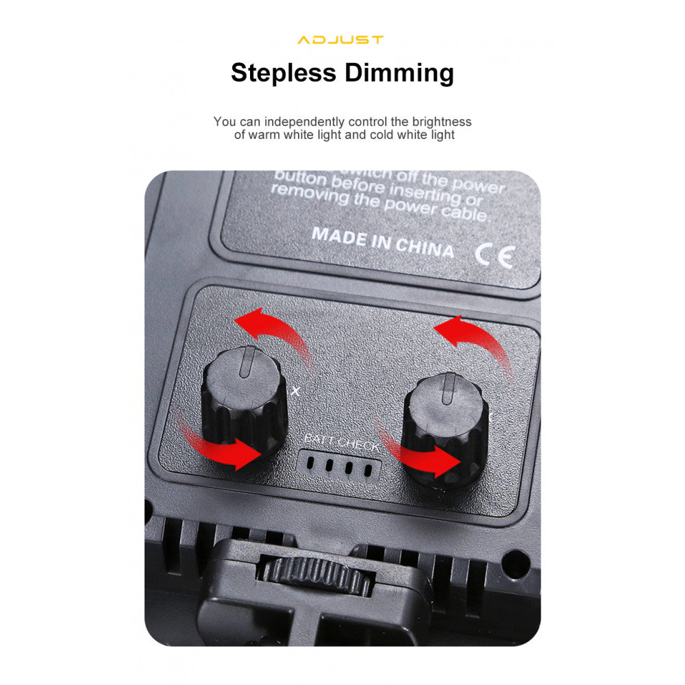 Лампа видеосвет LED Pro 800 RGB I panel light I 2 battery(4400mAh) I charger I carry bag I Remote