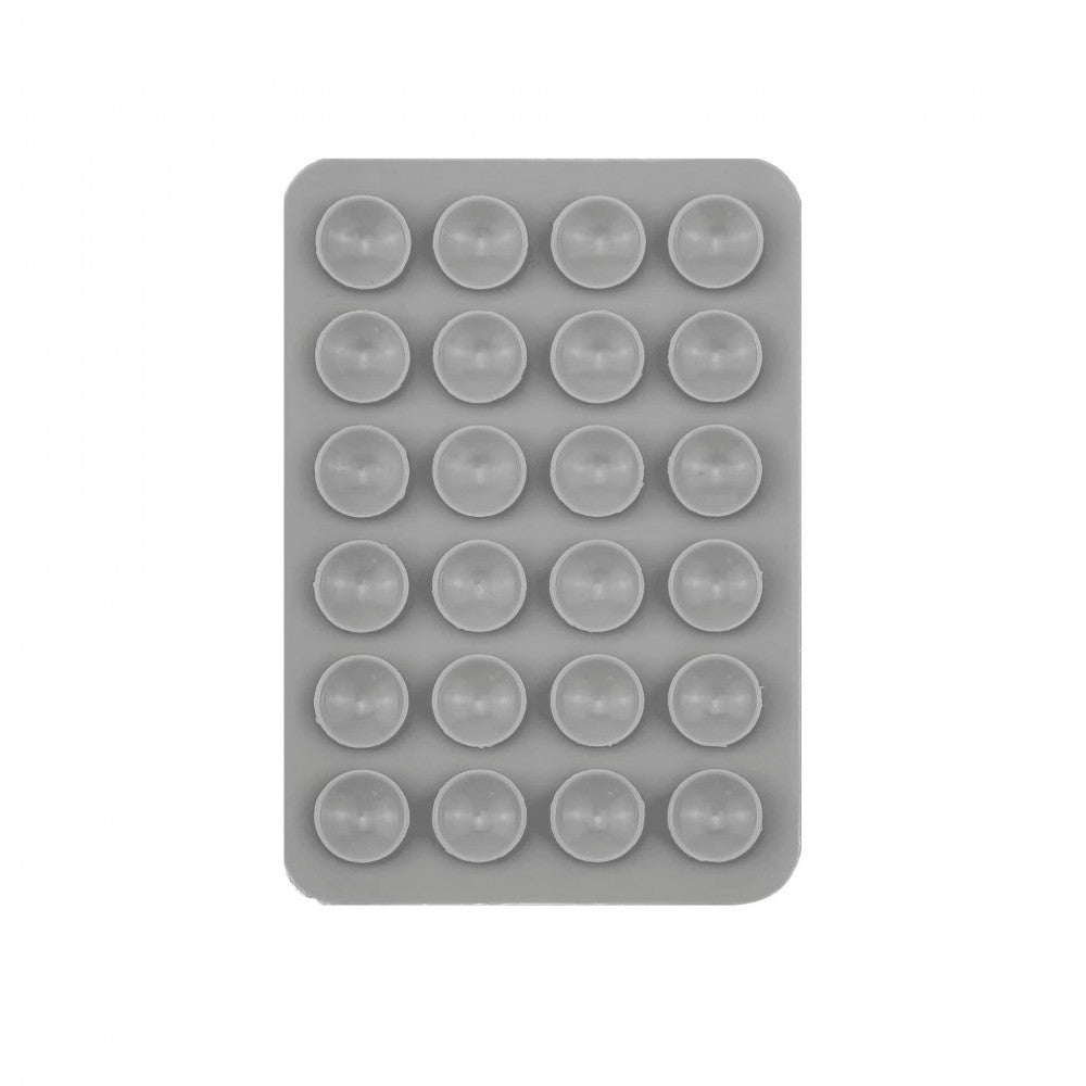 Тримач-присоска для телефону Double Side Silicone — Grey 5*8