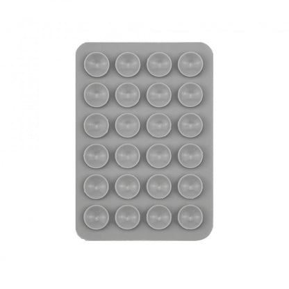 Тримач-присоска для телефону Double Side Silicone — Grey 5*8