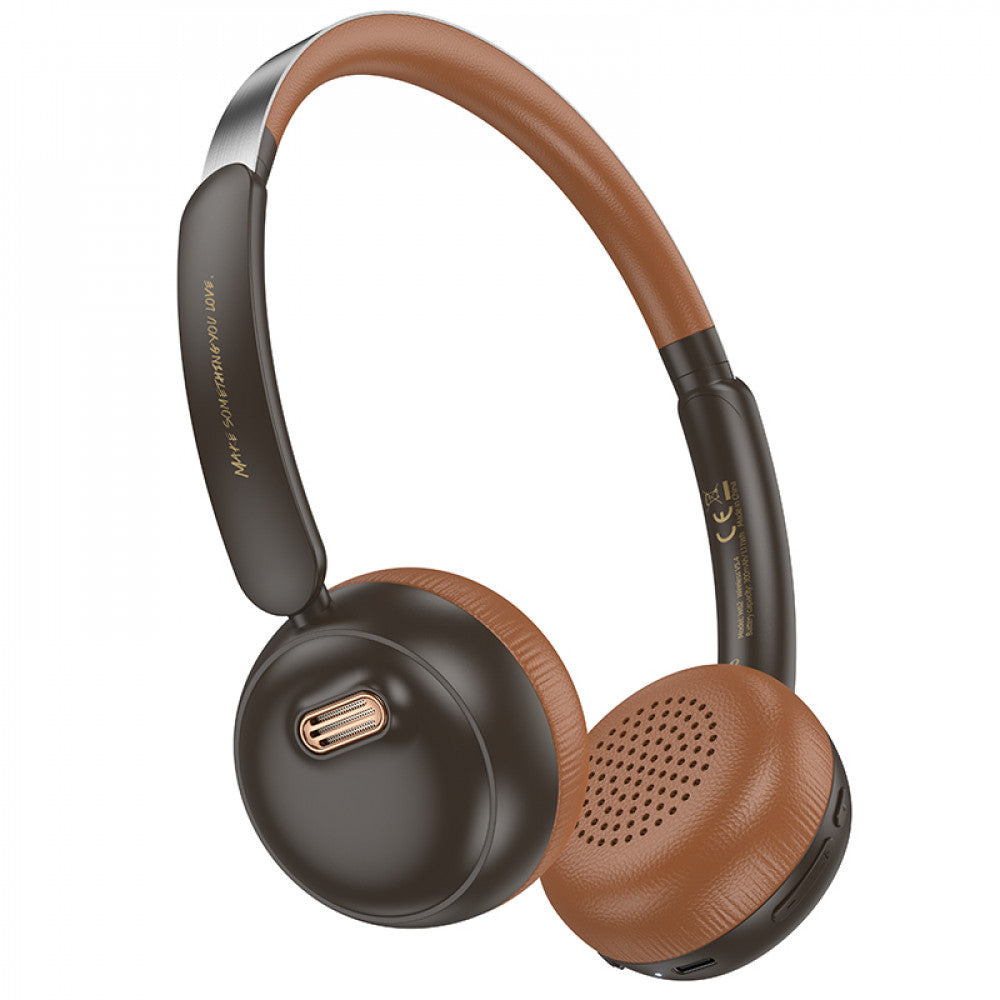 Bluetooth Headphones — Hoco W62 — Brown