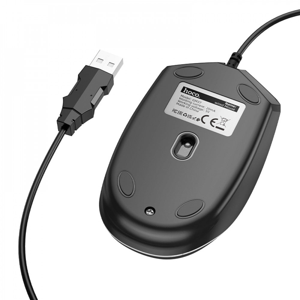 Дротова миша — Hoco GM37 — White