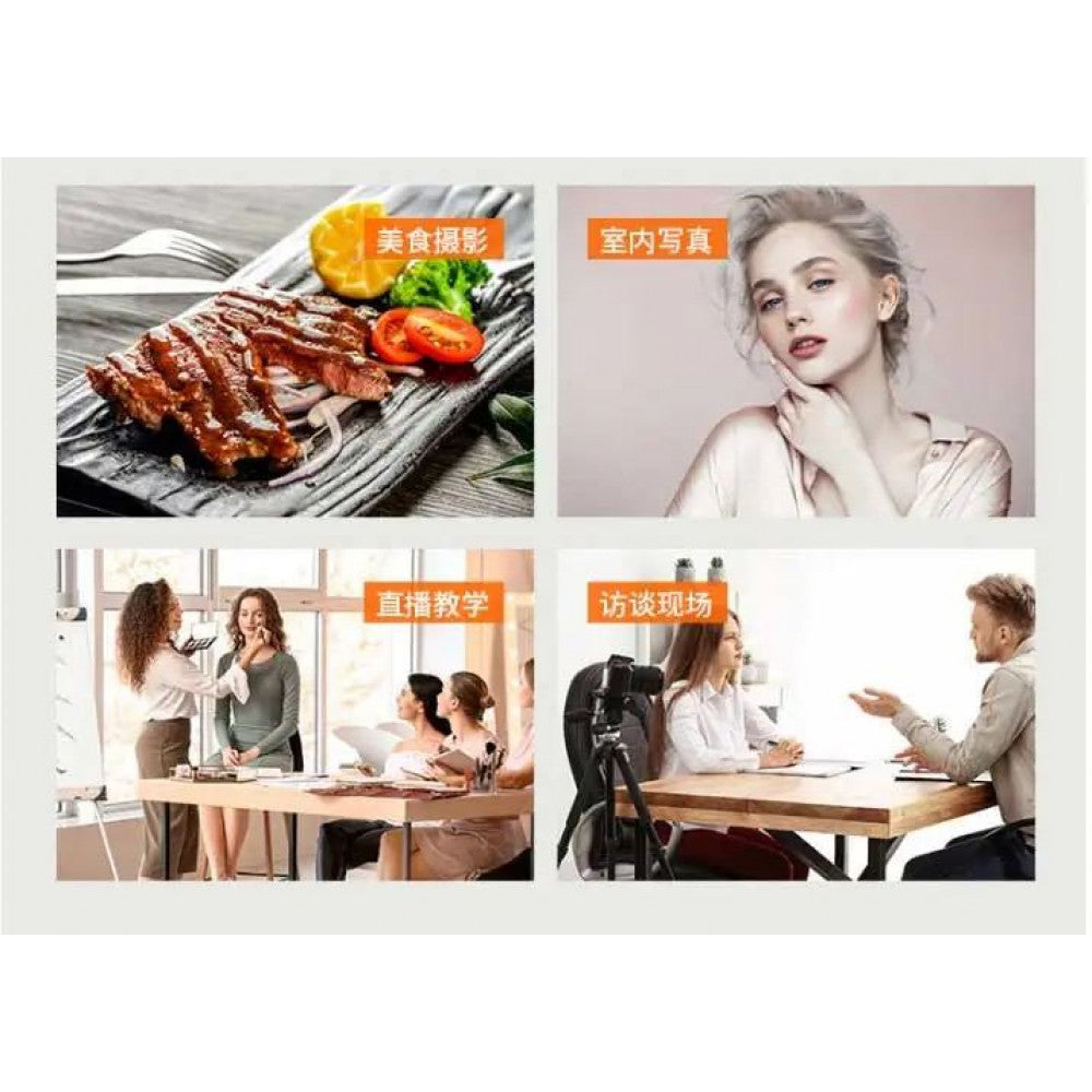 Лампа відеосвітло LED E900 with display 30x17 cm 896 Lights 3000K-6500K Remote (від мережі, акб в комплекті не йдуть)