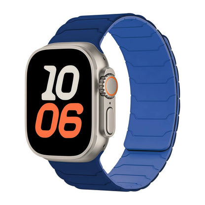 Ремінець Armor Magnetic Band — Apple Watch 38 mm | 40 mm | 41 mm — Light and dark navy blue