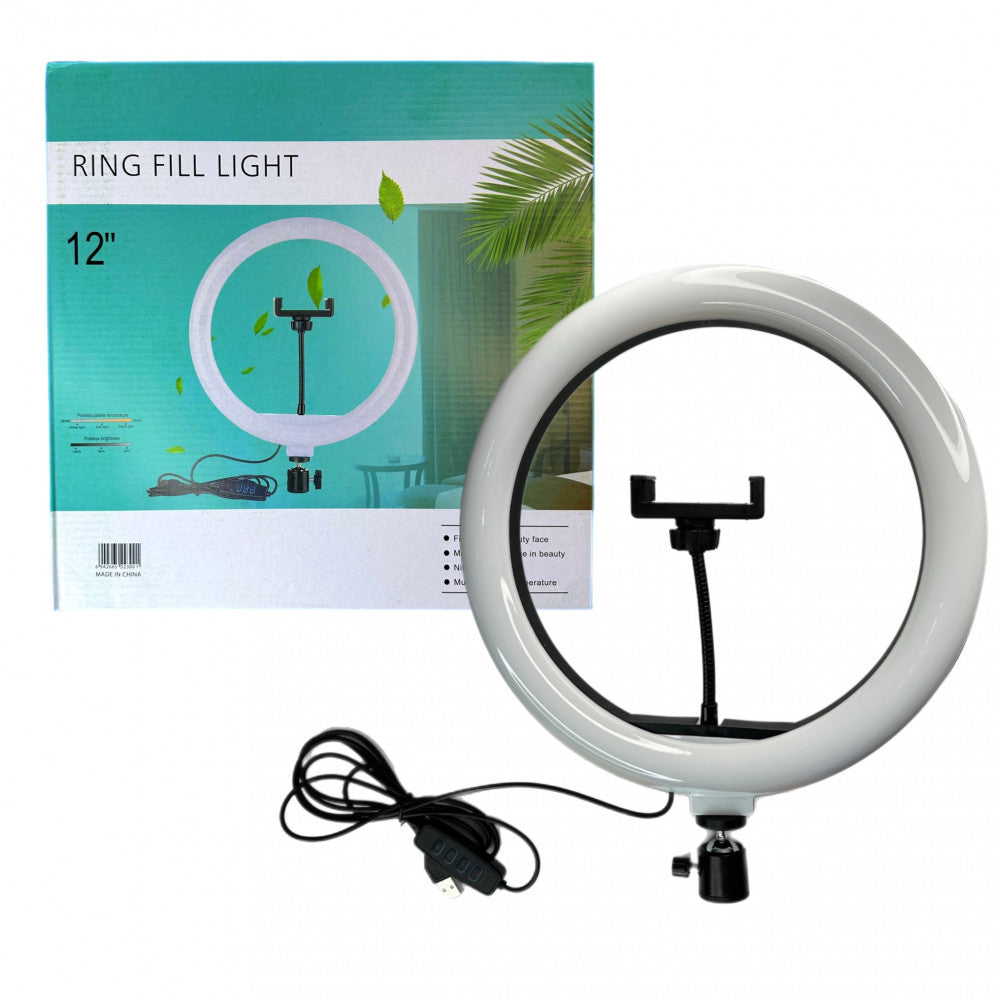 Лампа Кольцевая LED (30 cm) QX300