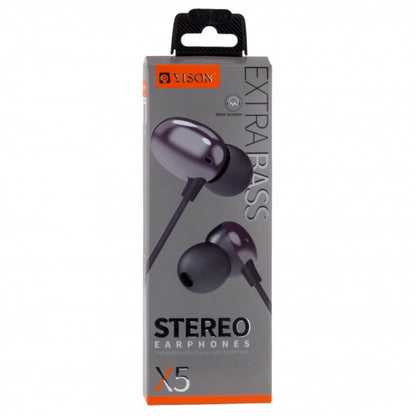 Навушники з мікрофоном 3.5mm Yison X5 - Black