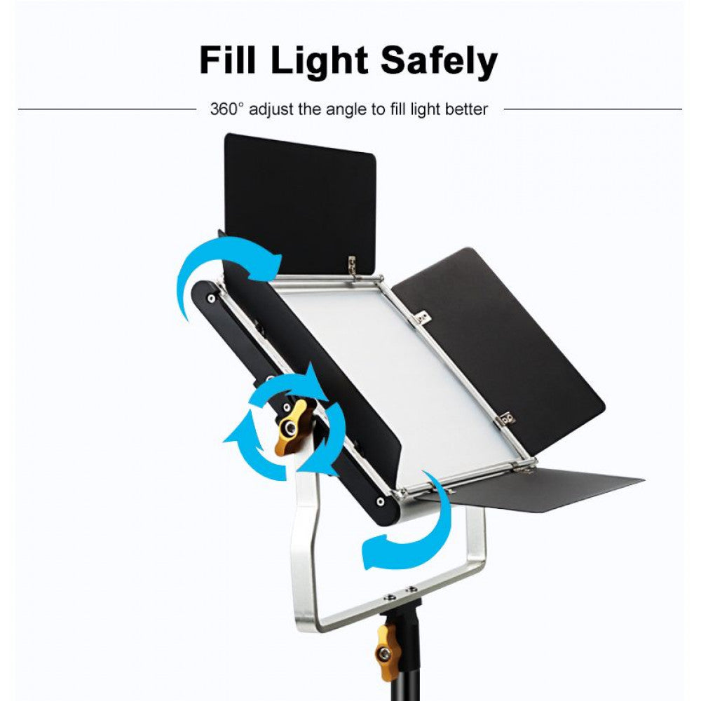 Лампа відеосвітло LED NEERWER NL660S 40W Bi-color LED 660pcs color 3300-5600K CRI 96+