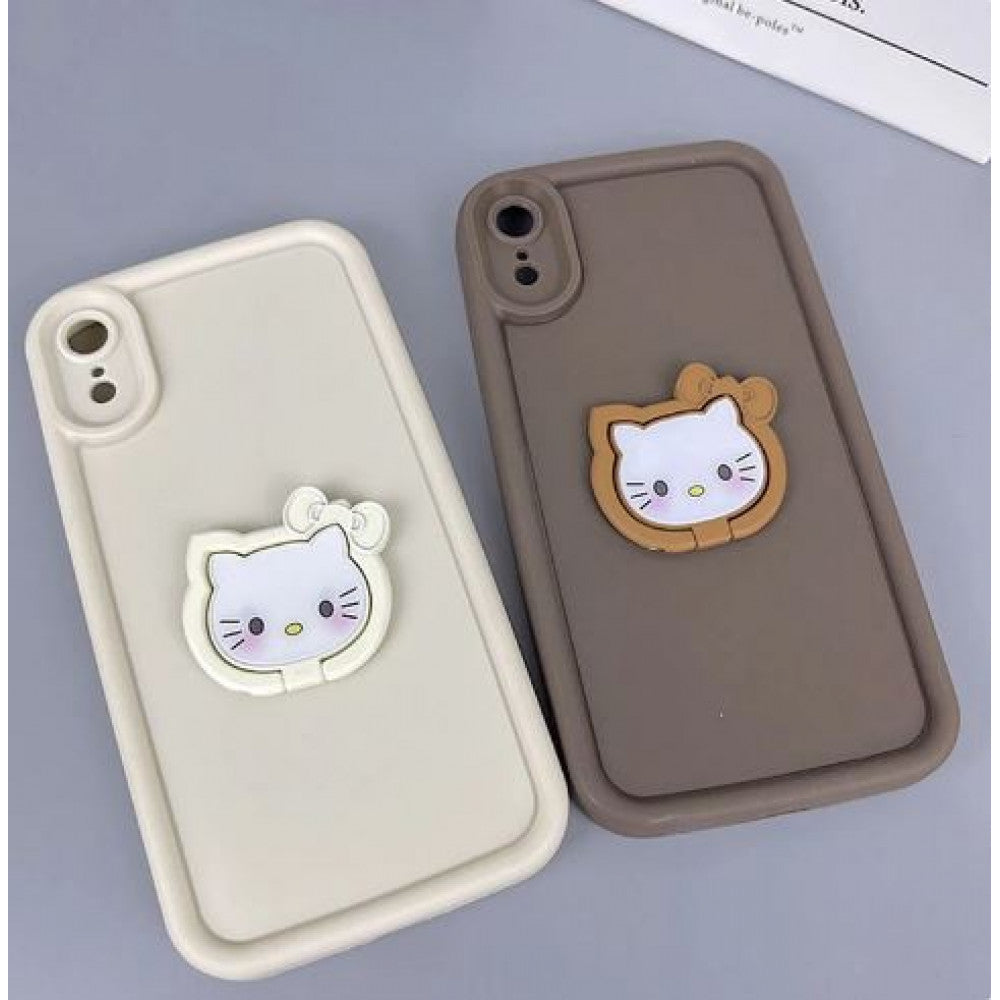 Кольцо держатель « Hello kitty »  — Beige