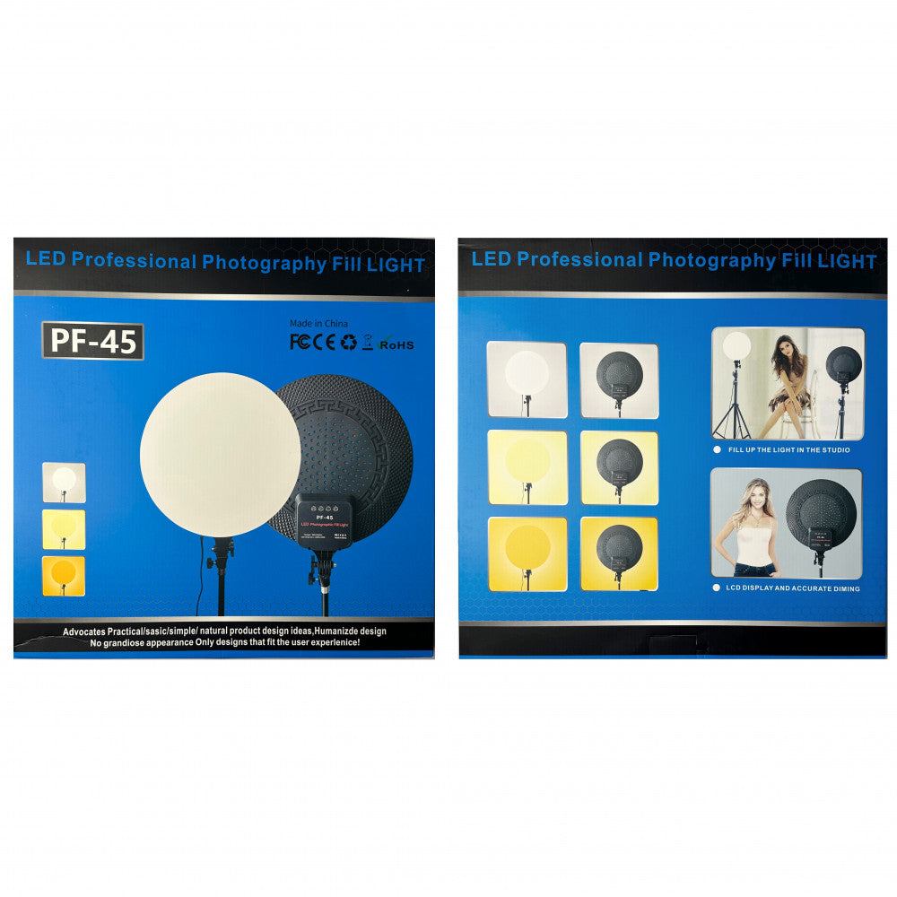 Кругла LED лампа PF45