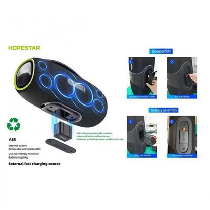 Портативна колонка Hopestar A85 400W — Gray