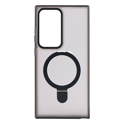 Накладка Чохли Matte Guard Ring Case With MagSafe Samsung S24 Ultra - Black