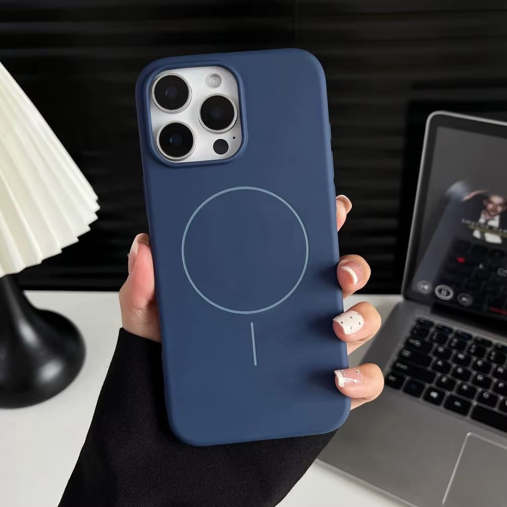 Original Silicone Case HC with MagSafe — iPhone 16 Pro Max — Midnight blue (8)