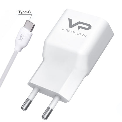 Home Charger 2.0A QC2.0 USB C Cable (1m) Veron AD-19C