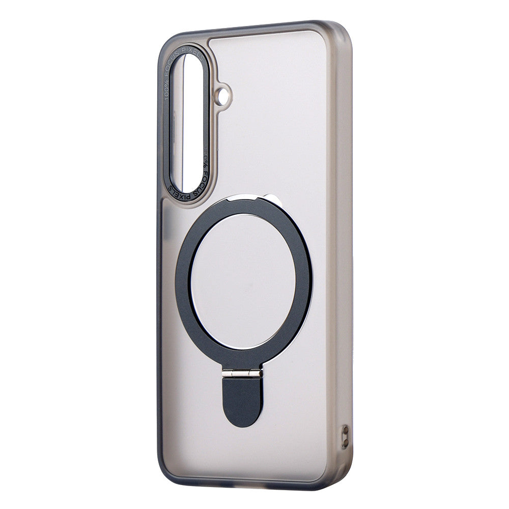 Matte Guard Ring Case With MagSafe Samsung S24 — Black