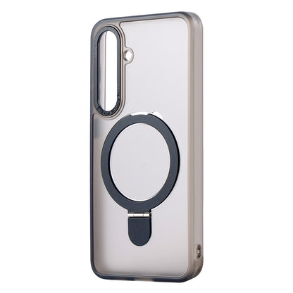 Matte Guard Ring Case With MagSafe Samsung S24 — Black