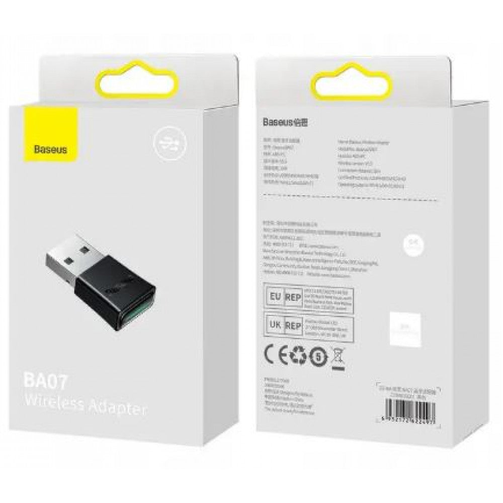 Bluetooth Adapter USB 5.0 — Baseus (ZJBA010001) BA07 — ZJBA010001 Black