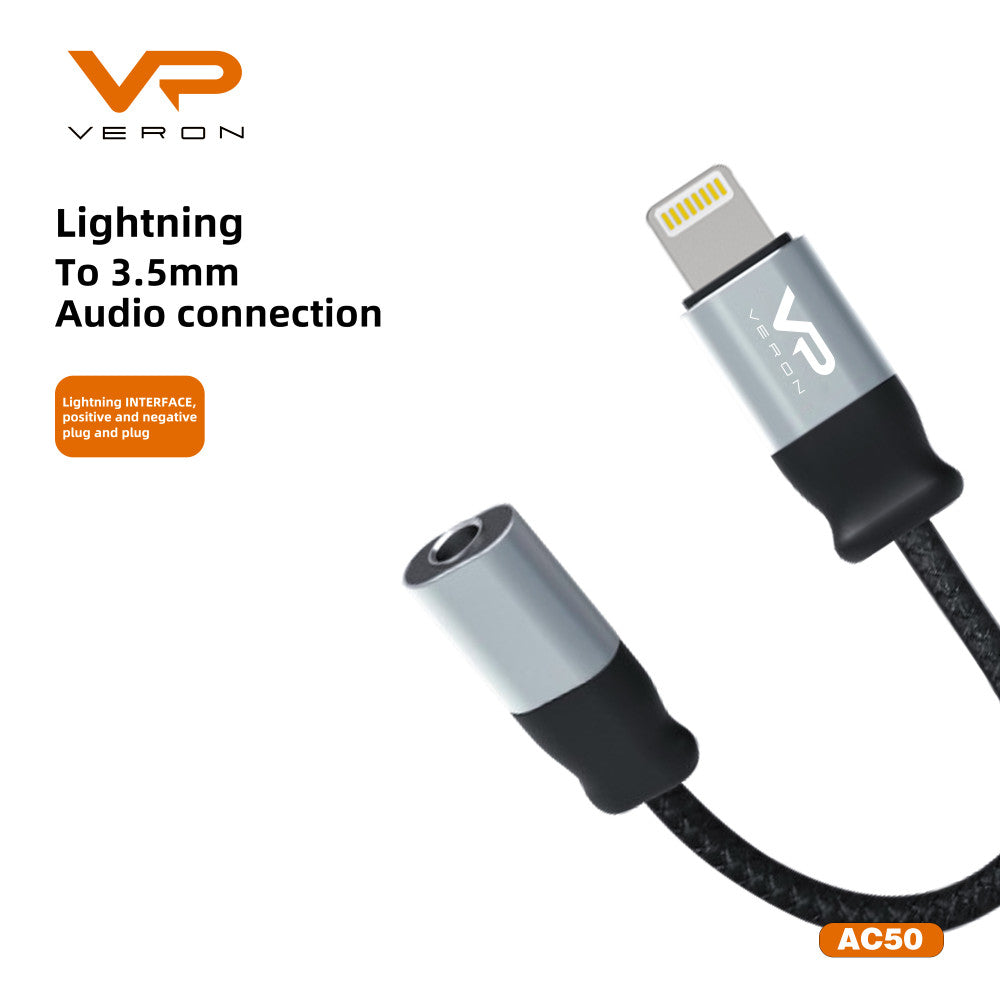 Adapter Lightning To 3.5mm Veron VR-AC50