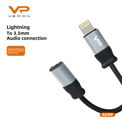 Adapter Lightning To 3.5mm Veron VR-AC50