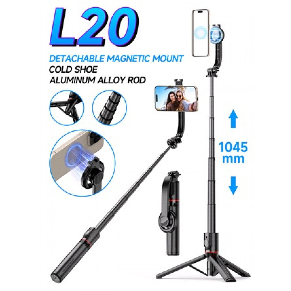 Monopod Tripod | 1.045m | Button Bluetooth | L20