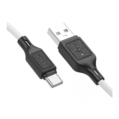 Кабель USB C 3A (1m) Hoco X90 Cool Silicone — Black