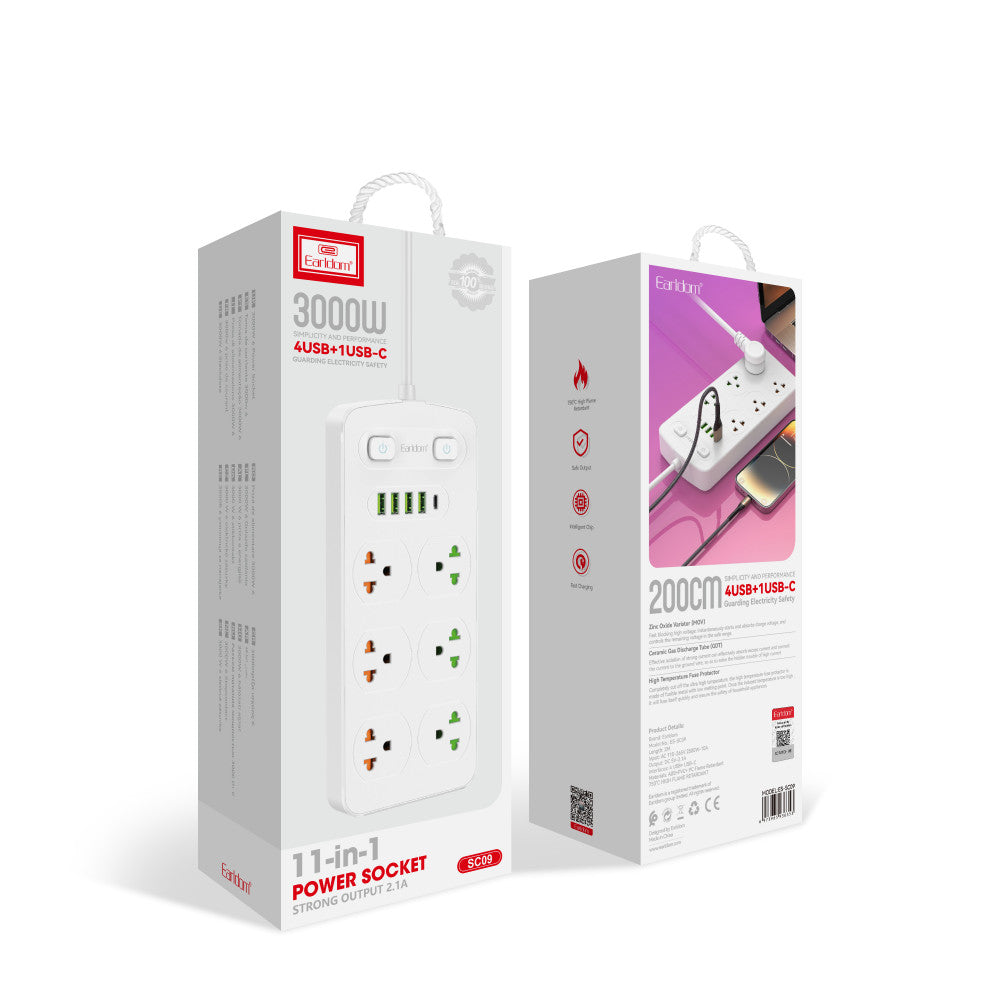Power Extension 4U | 6P | 1C — Earldom ES-SC09