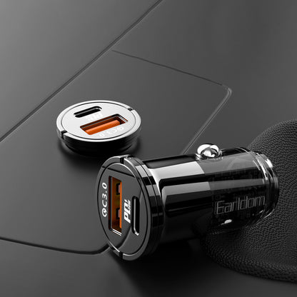 Car Charger 30W 1U 1C Earldom ES-CC46