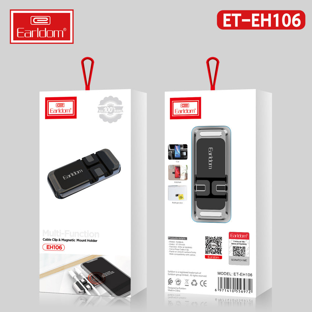Multi-Function Cable clip and Magnetic Holder — Earldom ET-EH106