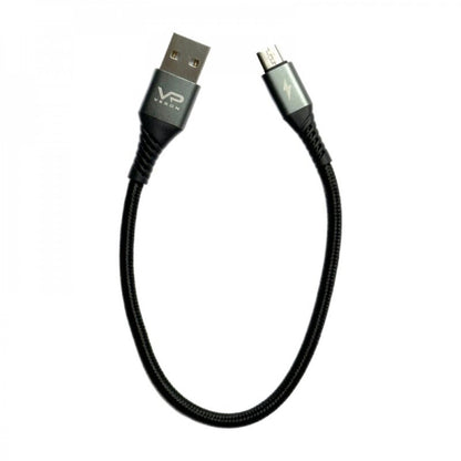 Кабель быстрой зарядки USB Micro 2.4A (0.25m) Veron NM09 Nylon