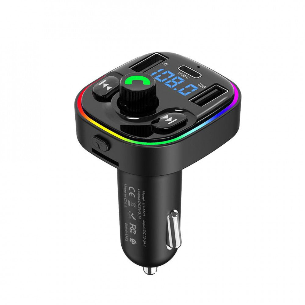 Fm Modulator MP3 | Car Charger | 3.1A | 2U | 1C — Earldom ET-M79