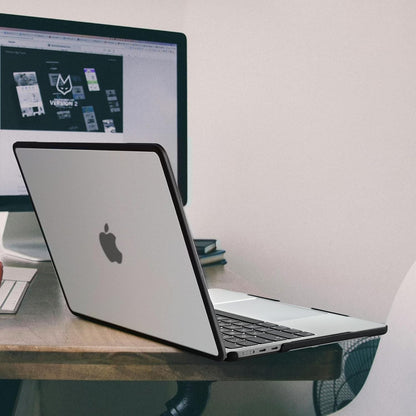 TPU+PC HardShell Case MacBook Air 13.3" A1932/A2179/A2337 — Black