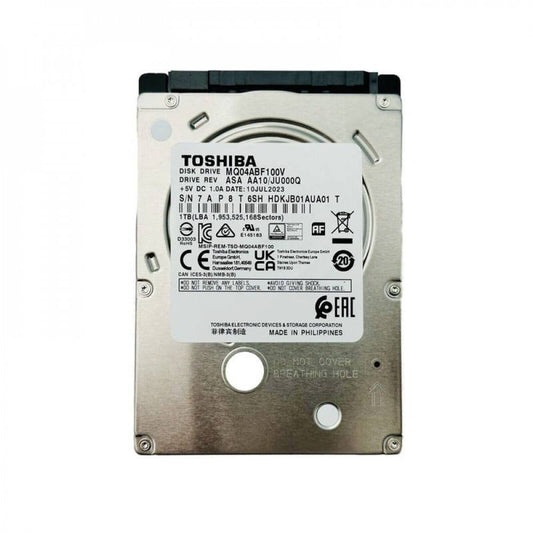 Накопитель HDD SATA 1.0TB Toshiba MQ04AB 5400 128 MB (MQ04ABF100V) Refurbished