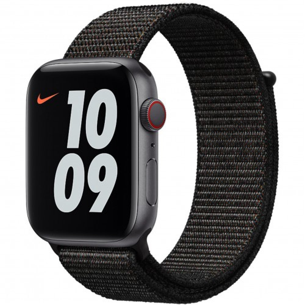 Ремінець Nylon Loop Apple Watch 38 mm 40 mm 41 mm — Black & Blue