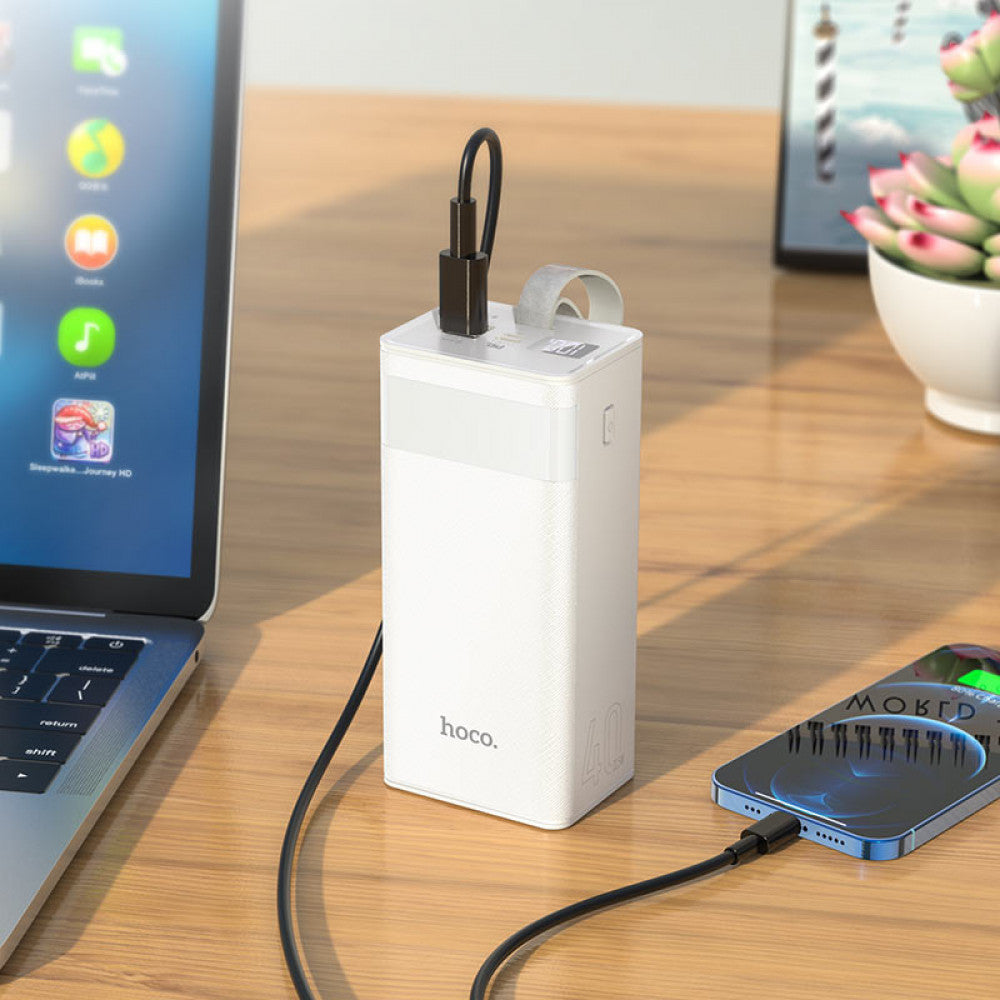 Power Bank Hoco J86 (40000 mAh) Powermaster 22.5W fully compatible — Black
