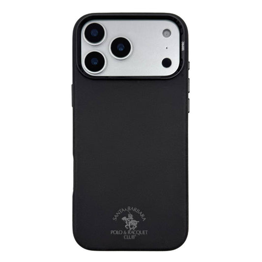 Polo Simon Leather Case with Magsafe iPhone 17 Pro — Black