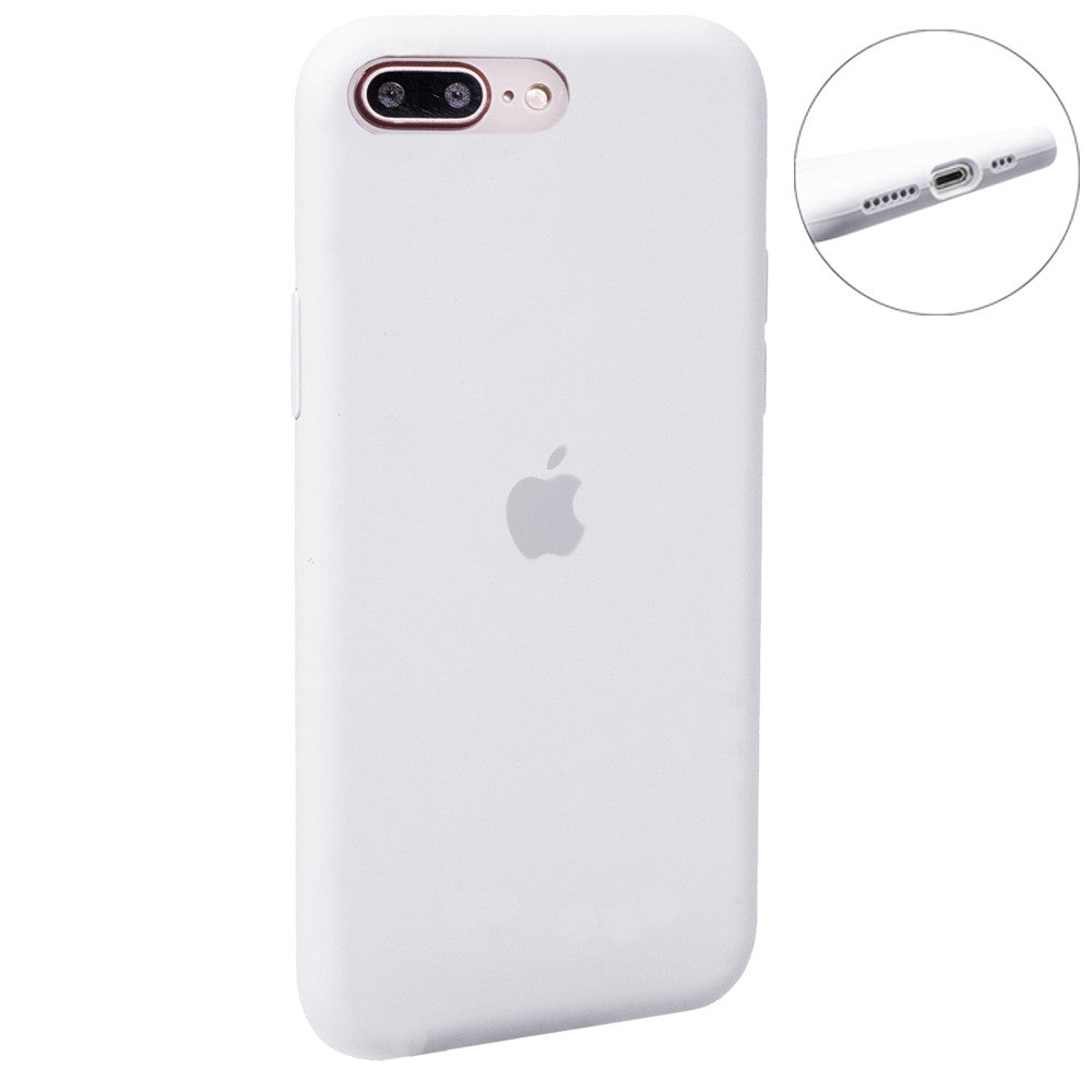 Original Silicone Case Full Size iPhone 7 Plus ; 8 Plus — White (9)