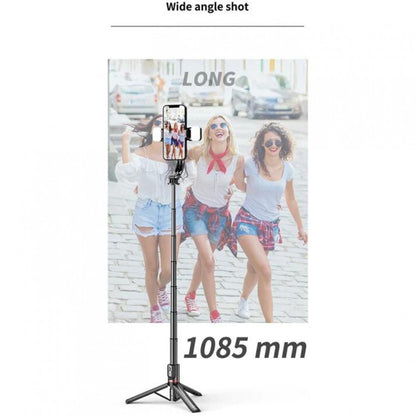 Monopod Tripod L12D | Front and rear fill light reinforcement bracket Bluetooth tripod selfie stick¶ (1085mm)