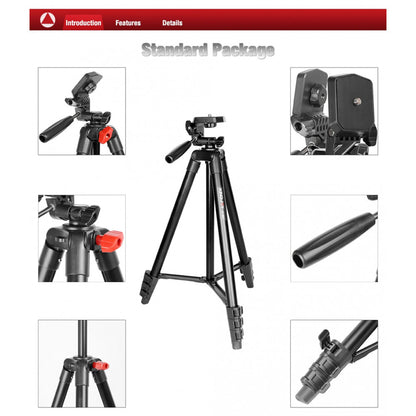 Штатив Штатив TAOTRONICS VT-831, многофункциональный, 1,35м, ¼