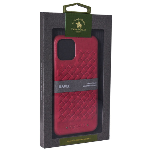 Polo Ravel Leather Case iPhone 12 Mini 5.4" - Garnet