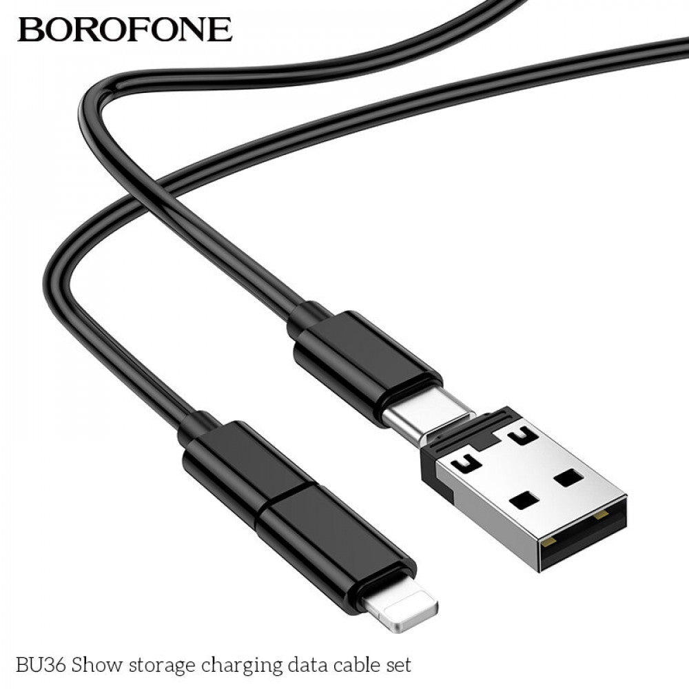 Multifunctional Charging Кабель Set 60W Borofone BU36 — Black